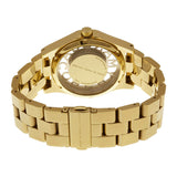 Marc Jacobs Henry Transparent Gold Dial Gold Steel Strap Watch for Women - MBM3206 Authentic Buy Shop Now