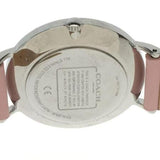 Coach Perry Silver Dial Pink Leather Strap Watch for Women - 14503516 Authentic Buy Shop Now