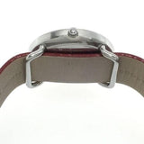 Marc Jacobs Amy Red Dial Burgundy Leather Strap Watch for Women - MBM1162 Authentic Buy Shop Now