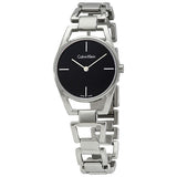 Calvin Klein Dainty Black Dial Silver Steel Strap Watch for Women - K7L23141 Authentic Buy Shop Now