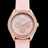 Michael Kors Quartz Pink Dial Pink Silicone Strap Watch For Women - MK6946 Authentic Buy Shop Now