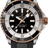 Breitling Superocean Automatic 42 Black Dial Black Rubber Strap Watch for Men - U17375211B1S1 Authentic Buy Shop Now