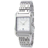 Burberry Nova Check Square White Dial Silver Steel Strap Watch for Women - BU1572 Authentic Buy Shop Now