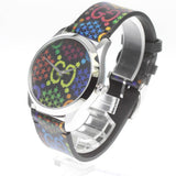 Gucci G Timeless Quartz Black Dial Black Leather Strap Watch For Women - YA1264146 Authentic Buy Shop Now