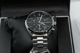 Hugo Boss Champion Black Dial Silver Steel Strap Watch for Men - 1513871 Authentic Buy Shop Now