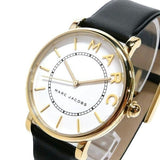 Marc Jacobs Roxy White Dial Black Leather Strap Watch for Women - MJ1532 Authentic Buy Shop Now