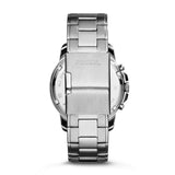 Fossil Grant Chronograph Black Dial Silver Steel Strap Watch for Men - FS4994 Authentic Buy Shop Now