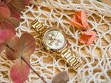 Hugo Boss Grand Course Gold Dial Gold Steel Strap Watch for Women - 1502584 Authentic Buy Shop Now