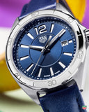 Tag Heuer Formula 1 Quartz Blue Dial Blue Leather Strap Watch for Women - WBJ1312.FC8231 Authentic Buy Shop Now