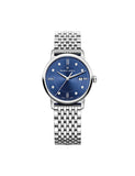 Maurice Lacroix Eliros Sunbrushed Blue Dial Silver Steel Strap Watch for Women - EL1094-SS002-130-1 Authentic Buy Shop Now