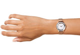 Swarovski Octea Nova Silver Dial Rose Gold Mesh Strap Watch for Women - 5650011 Authentic Buy Shop Now