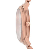 Michael Kors Runway Mercer Quartz Rose Gold Dial Rose Gold Steel Strap Watch For Women - MK6736 Authentic Buy Shop Now