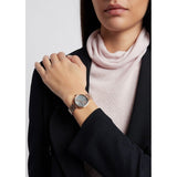 Emporio Armani Arianna Black Dial Rose Gold Stainless Steel Watch For Women - AR11197 Authentic Buy Shop Now