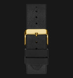 Guess Phoenix Multifunction Crystals Gold Dial Black Silicone Strap Watch For Men - GW0048G2 Authentic Buy Shop Now