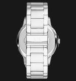 Armani Exchange Hampton Chronograph Blue Dial Silver Steel Strap Watch For Men - AX2132 Authentic Buy Shop Now