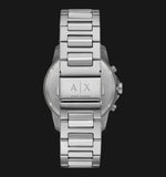 Armani Exchange Banks Chronograph Black Dial Silver Steel Strap Watch For Men - AX1720 Authentic Buy Shop Now