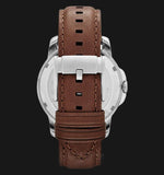 Fossil Grant Twist Multi-Function White Dial Brown Leather Strap Watch for Men - ME1144 Authentic Buy Shop Now
