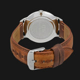 Daniel Wellington Dapper Durham White Dial Brown Leather Strap Watch For Men - DW00100116 Authentic Buy Shop Now