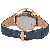 Fossil Jacqueline Blue Dial Blue Leather Strap Watch for Women - ES4673 Authentic Buy Shop Now