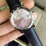 Burberry The City Silver Dial Black Leather Strap Watch for Women - BU9106 Authentic Buy Shop Now