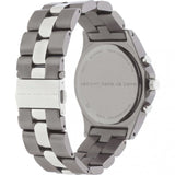 Marc Jacobs Blade Chronograph Black Dial Two Tone Steel Strap Watch for Women - MBM3179 Authentic Buy Shop Now
