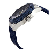 Guess Genesis Multi Function Analog Blue Dial Blue Rubber Strap Watch For Men - W1254G1 Authentic Buy Shop Now