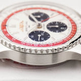 Breitling Navitimer B01 Chronograph 43 Boeing 747 White Dial Black Leather Strap Watch for Men - AB01383B1G1P1 Authentic Buy Shop Now