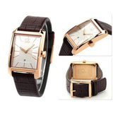Calvin Klein Window Silver Dial Brown Leather Strap Watch for Men - K2M21620 Authentic Buy Shop Now