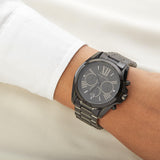 Michael Kors Bradshaw Black Dial Black Steel Strap Watch for Men - MK5550 Authentic Buy Shop Now