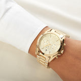 Michael Kors Bradshaw Gold Dial Gold Steel Strap Watch for Women - MK5605 Authentic Buy Shop Now