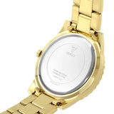 Guess Sparkler Diamonds Black Dial Gold Steel Strap Watch for Women - GW0111L2 Authentic Buy Shop Now