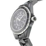 Chanel J12 Diamonds Black Dial Black Steel Strap Watch for Women - J12 H2569 Authentic Buy Shop Now