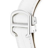 Cartier Ballon Bleu de Cartier Silver Dial White Leather Strap Watch for Women - W6920087 Authentic Buy Shop Now