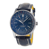Breitling Navitimer Automatic 41 Blue Dial Blue Leather Strap Watch for Men - A17326161C1P3 Authentic Buy Shop Now