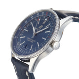 Breitling Navitimer Automatic 41 Blue Dial Blue Leather Strap Watch for Men - A17326161C1P3 Authentic Buy Shop Now