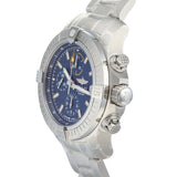 Breitling Avenger Chronograph 45mm Blue Dial Silver Steel Strap Watch for Men - A13317101C1A1 Authentic Buy Shop Now