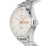 Tag Heuer Carrera Calibre 5 White Dial Silver Steel Strap Watch for Men - WAR201D.BA0723 Authentic Buy Shop Now