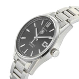 Tag Heuer Carrera Automatic Black Dial Silver Steel Strap Watch for Men - WAR211A.BA0782 Authentic Buy Shop Now