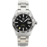 Tag Heuer Aquaracer Automatic Caliber 5 Black Dial Silver Steel Strap Watch for Men - WBD2110.BA0928 Authentic Buy Shop Now