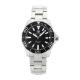 Tag Heuer Aquaracer Black Dial Silver Steel Strap Watch for Men - WAY111A.BA0928 Authentic Buy Shop Now