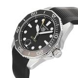 Tag Heuer Aquaracer Professional 300 Automatic Black Dial Black Rubber Strap Watch for Men - WBP201A.FT6197 Authentic Buy Shop Now