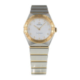 Omega Constellation Manhattan Mother of Pearl Dial Two Tone Steel Strap Watch for Women - 131.20.28.60.55.002 Authentic Buy Shop Now