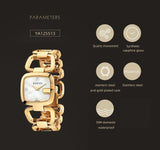Gucci G Gucci Diamonds Mother of Pearl Dial Yellow Gold Steel Strap Watch For Women - YA125513 Authentic Buy Shop Now