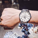 Guess Delancy White Dial Silver Mesh Bracelet Watch for Men - W0871G4 Authentic Buy Shop Now