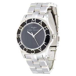 Marc Jacobs Blade Black Dial Silver Steel Strap Watch for Women - MBM3058 Authentic Buy Shop Now