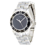 Marc Jacobs Blade Black Dial Silver Steel Strap Watch for Women - MBM3058 Authentic Buy Shop Now