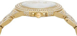 Michael Kors Camille Three-Hand Crystals White Dial Gold Steel Strap Watch for Women - MK4800 Authentic Buy Shop Now