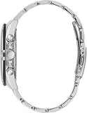 Guess Surge Chronograph Black Dial Silver Steel Strap Watch for Men - W1258G1 Authentic Buy Shop Now