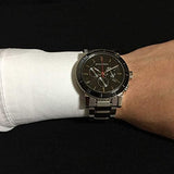 Burberry The City Black Dial Silver Steel Strap Watch for Men - BU9380 Authentic Buy Shop Now