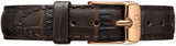 Daniel Wellington Classic Petite York Black Dial Brown Leather Strap Watch For Women - DW00100226 Authentic Buy Shop Now